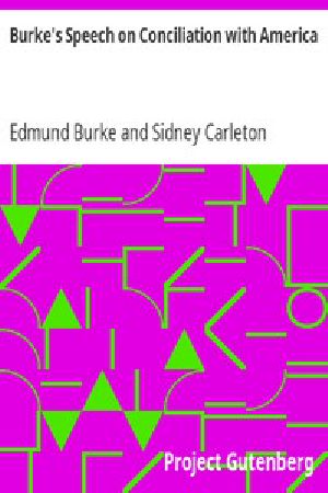 [Gutenberg 5655] • Burke's Speech on Conciliation with America